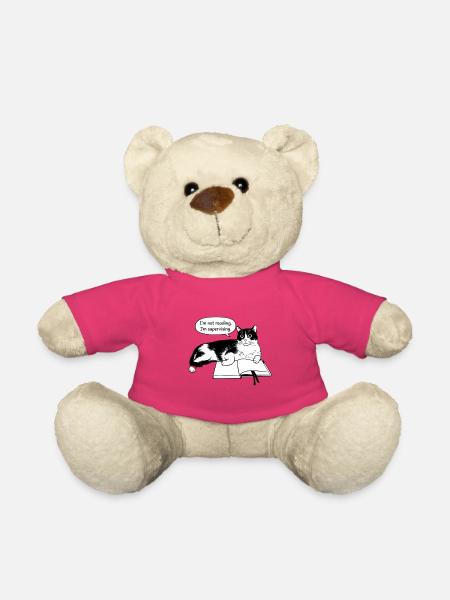 Je ne lis pas - Nounours - rose