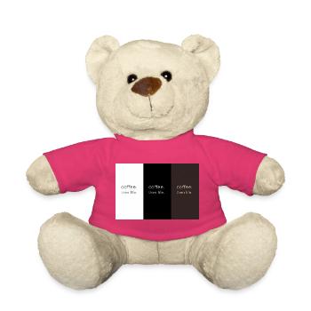 coffee. then life. – Minimalist Kontrast - Teddy - Pink - Vorne