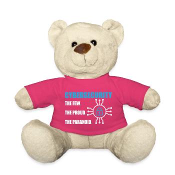 Lustiges Cybersicherheits-IT-Support-IT-Sicherheitsnetzwerk - Teddy - Pink - Vorne