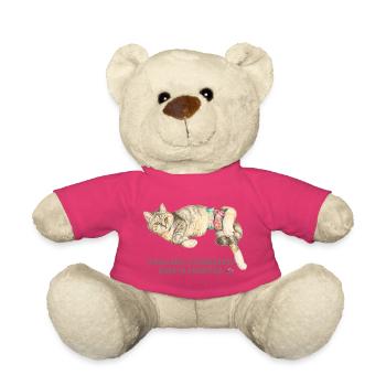Les jambes sont surestimées pour le chat - Nounours - rose - Devant