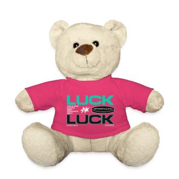 Motif de la chance et de l’opportunité - Nounours - rose - Devant