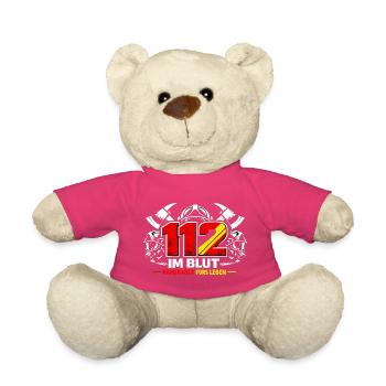 112 Im Blut Kameraden - Teddy - Pink - Vorne
