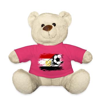 Ägypten Flagge Fußball  - Teddy - Pink - Vorne