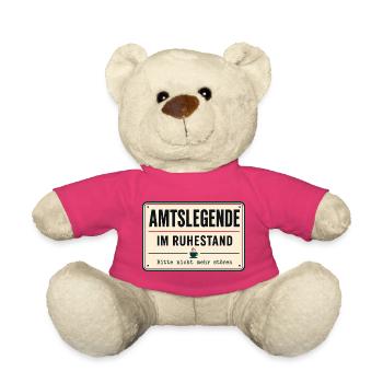 Amtslegende im Ruhestand – Bitte nicht mehr stören - Teddy - Pink - Vorne