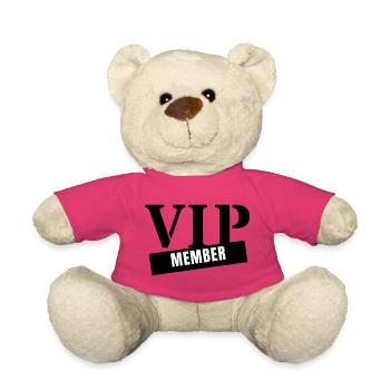 Membre VIP - Fête du Club pour Personnes Très Importantes - Nounours - rose - Devant