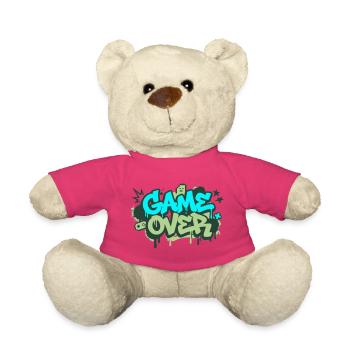 Game Over Graffiti Logo - Teddy - Pink - Vorne