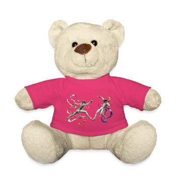 Duellfecht-Energie-Bänder - Teddy - Pink - Vorne