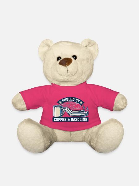 Angetrieben von Kaffee und Benzin - Teddy - Pink