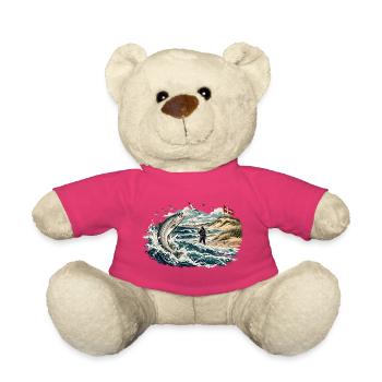 Dänemark Meer Meerforelle Vintage - Teddy - Pink - Vorne