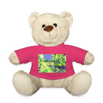 Impressionistische Sonnenlandschaft - Teddy - Pink - Vorne