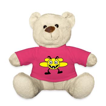 bees males - Teddy Bear - pink - Front