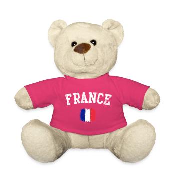 Emblem der französischen Bürstenflagge - Teddy - Pink - Vorne