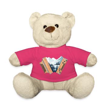 Steirische Harmonika Heimat Winter | ZiachON! - Teddy - Pink - Vorne