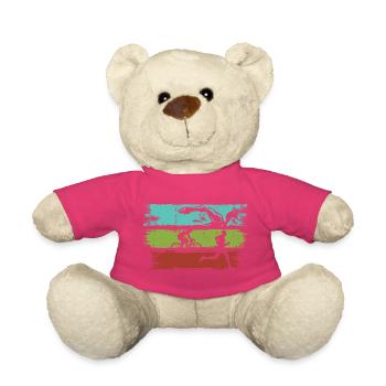 Triathlon Streifen Athletic Motion - Teddy - Pink - Vorne