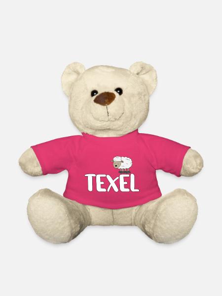 Schaf Texel (bunte Version) - Teddy - Pink