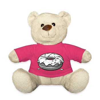 Donut - black - Teddy - Pink - Vorne