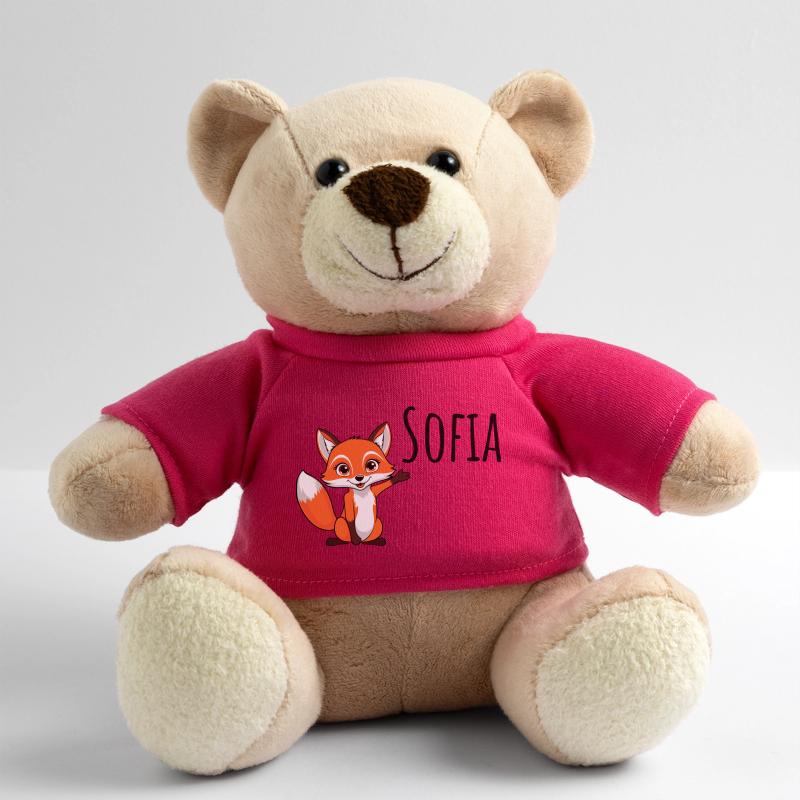 Fox - My Name Is Sofia - Cute Forest Animal Teddy Bear