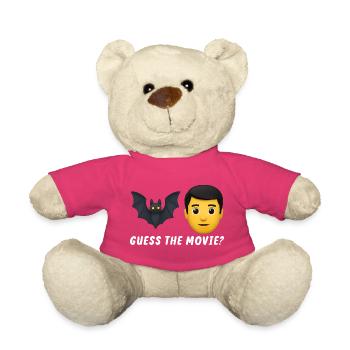 Guess the Movie Funny Humorous - Teddy Bear - pink - Front