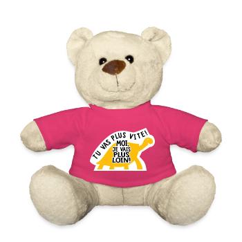 drôle_humour_sarcasme_sticker_camping_car_van_ - Nounours - rose - Devant