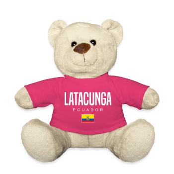 Latacunga Ecuador Ecuadorians - Teddy Bear - pink - Front