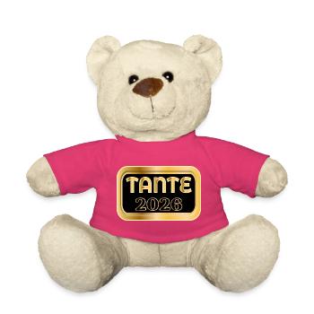 ANNONCE DU BÉBÉ D’AOÛT 2026 - Nounours - rose - Devant