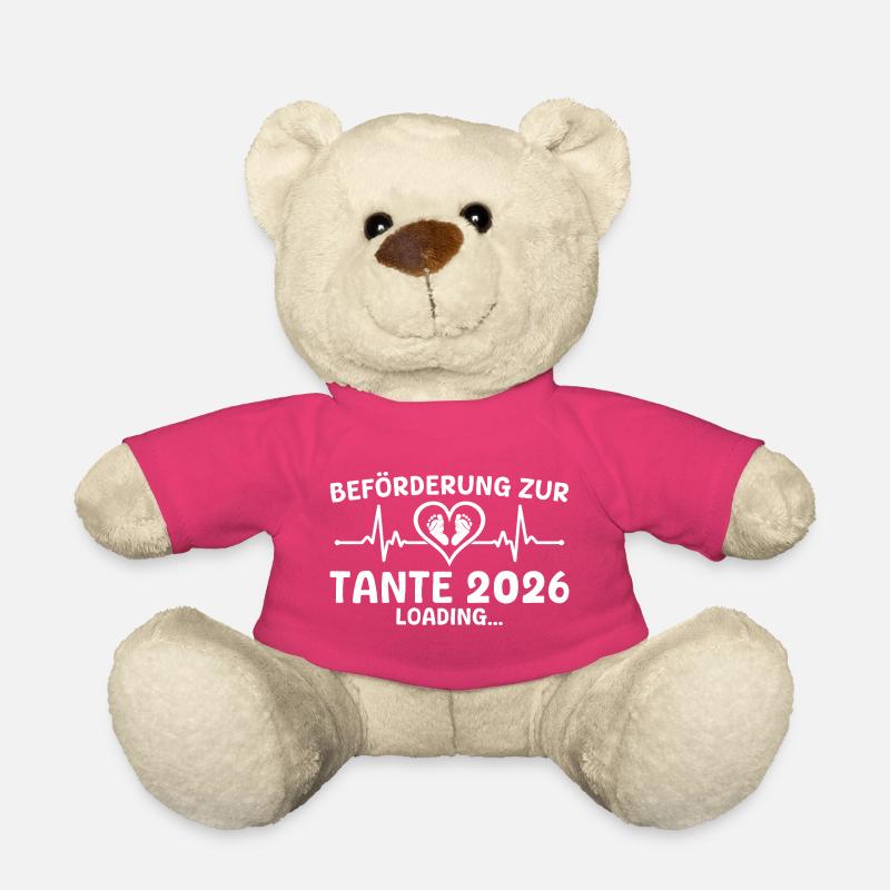 Expectant Aunt 2026 loading - Godmother - Teddy Bear - pink