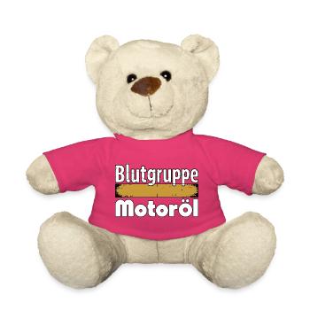 Groupe sanguin : conception du tournevis à huile moteur - Nounours - rose - Devant