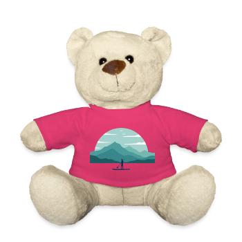 Paddleboard Dawn Over Peaks - Teddy - Pink - Vorne