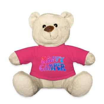 Happy Camper Farbenspiel lettering - Teddy Bear - pink - Front