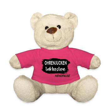 Menopause Wechseljahre Ohren - Teddy - Pink - Vorne