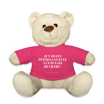 Mantra de guerrière - Nounours - rose - Devant