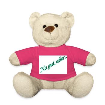 D’accord, mais... Texte d’écriture verte - Nounours - rose - Devant