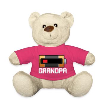 Gadget caméra rétro pixel - Nounours - rose - Devant