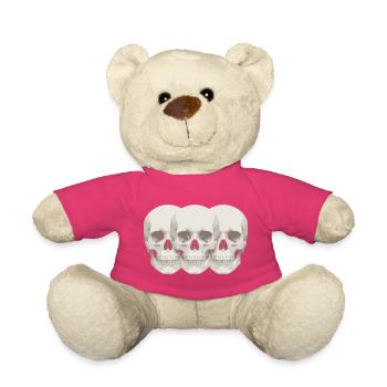 Crânes néoclassiques - Nounours - rose - Devant