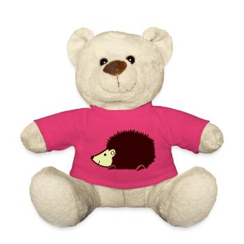 Kuschelige Igelsilhouette - Teddy - Pink - Vorne