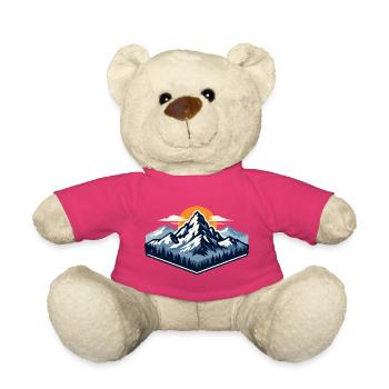 Berglandschaft Sonnenaufgang - Teddy - Pink - Vorne