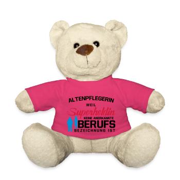 Altenpflegerin - Teddy - Pink - Vorne