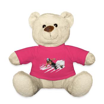 ski - Nounours - rose - Devant
