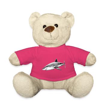 Great white shark - Teddy Bear - pink - Front