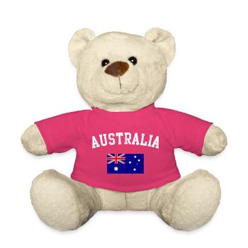Graphique du drapeau en arc australien - Nounours - rose - Devant