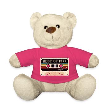 Best of 1977 Kassetten-Retro-Design - Teddy - Pink - Vorne
