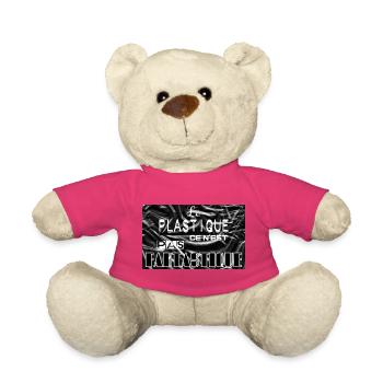Le plastique ce n'est pas fantastique - Nounours - rose - Devant