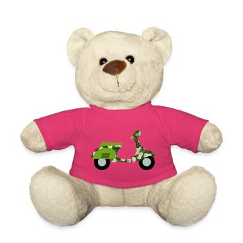 Roller Gänseblumen Wiese Urlaub Sommer Italien Fan - Teddy - Pink - Vorne