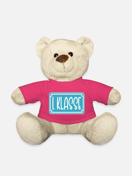 EINSCHULUNG 1. KLASSE - Teddy - Pink