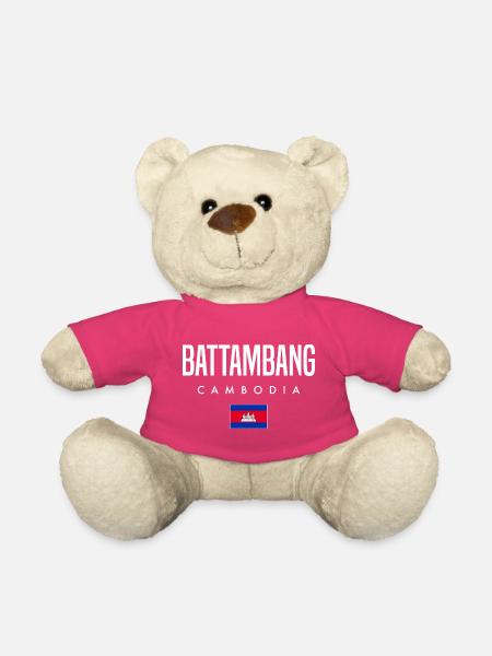 Battambang Cambodge Khmer - Nounours - rose