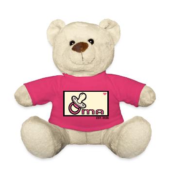 Accouchement de grossesse - Baby Grandma 2026 - Nounours - rose - Devant