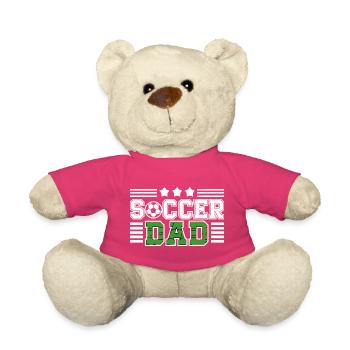 Soccer Father Pride Design avec un motif de balle - Nounours - rose - Devant