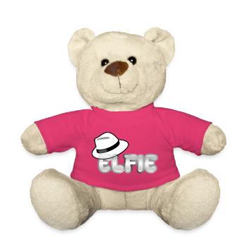 First name Elfie - Teddy Bear - pink - Front