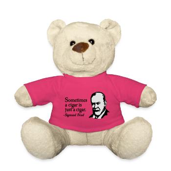 Sometimes a cigar is just a cigar Sigmund Freud - Teddy - Pink - Vorne