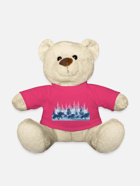 Winterlandschaft 2 mit Tölt - Teddy - Pink